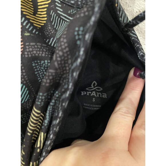 Prana Ardor Dress Womens Small Multicolor Floral Sleeveless Bodycon Yoga Casual - Picture 3 of 4